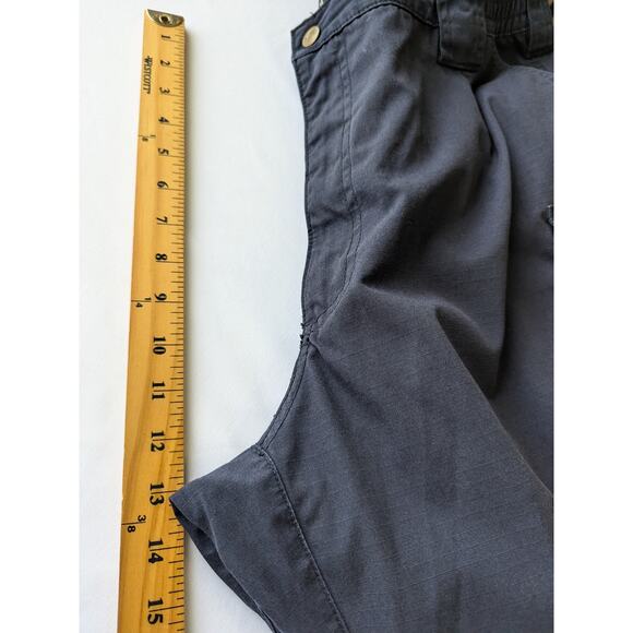 5.11 Tatical Pants Mens Size 42 Ripstop Cargo Pockets Black Workwear Straight - Picture 10 of 11